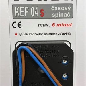 Časový spínač KEP04 S, časový spínač pre ventilátor