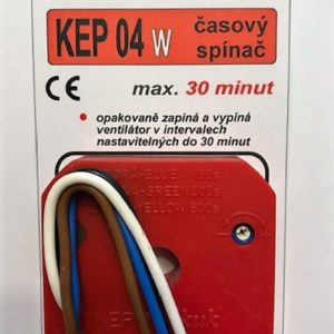 Časový spínač KEP04 W, časový spínač pre ventilátor